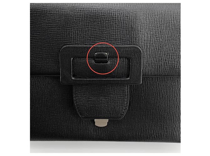 Maison Martin Margiela Bolsa Tote com fivela e Bolsa de ombro Preto - vista 20