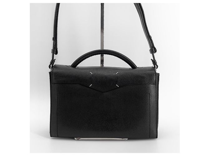 Maison Martin Margiela Bolsa Tote com fivela e Bolsa de ombro Preto - vista 3