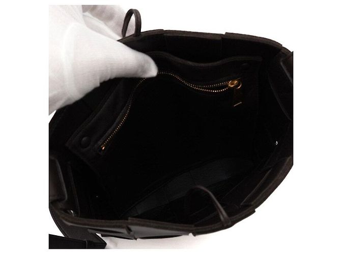 Bottega Veneta Borsa Messenger Crossbody Cassette Intrecciato marrone - vista 5