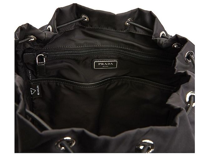 Prada Zaino in nylon da uomo HOL Nero - vista 8