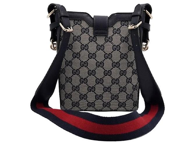Gucci Piccola borsa a secchiello a tracolla e borsa a tracolla Nero - vista 4