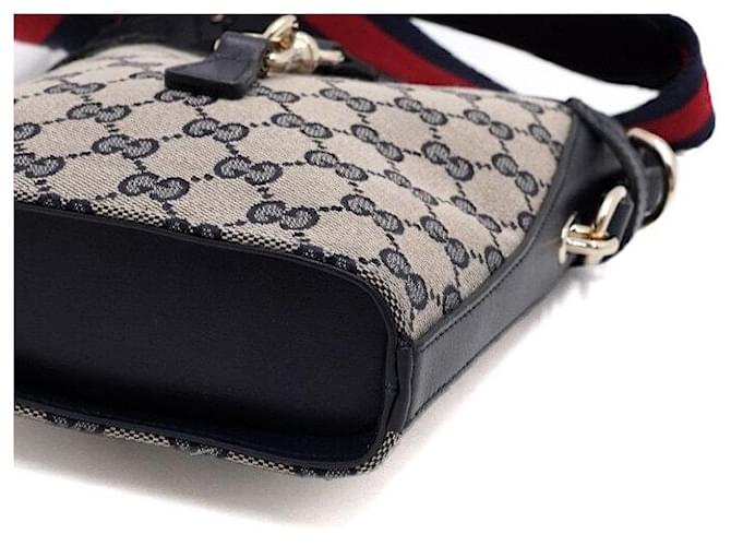 Gucci Piccola borsa a secchiello a tracolla e borsa a tracolla Nero - vista 7