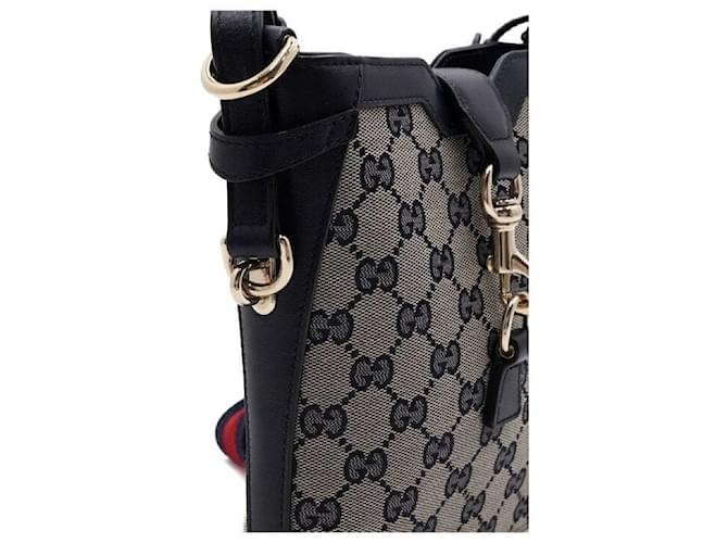 Gucci Piccola borsa a secchiello a tracolla e borsa a tracolla Nero - vista 8
