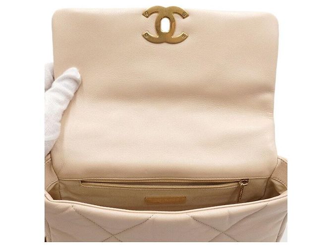 Chanel Borsa Tote Flapbag e Borsa a Tracolla con Patta Nero - vista 7