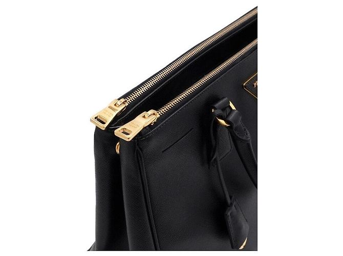 Prada Borsa Tote e Borsa a Spalla SAFFIANO LUX Black - vista 10