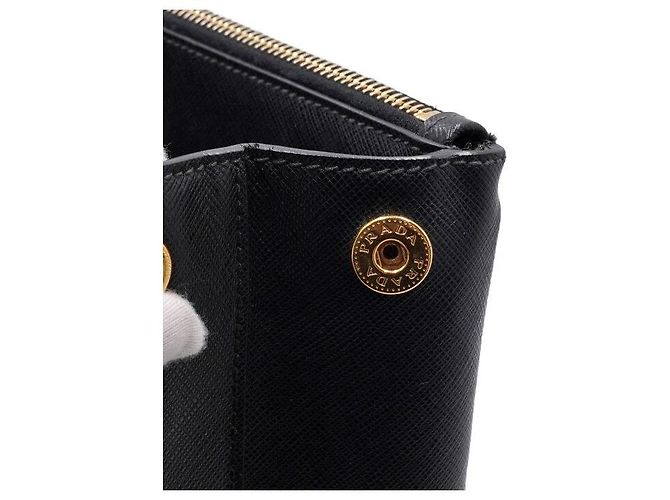 Prada Borsa Tote e Borsa a Spalla SAFFIANO LUX Black - vista 12