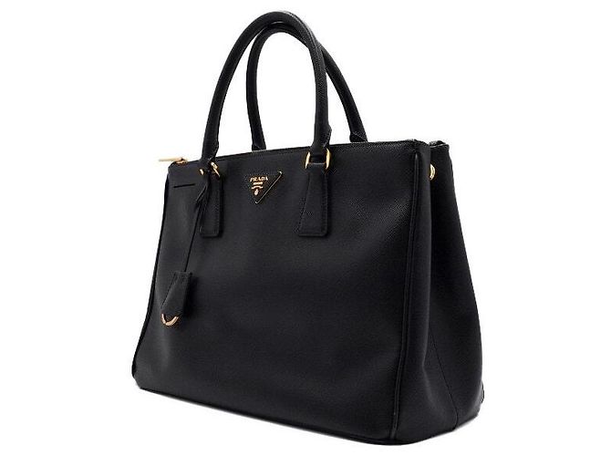 Prada Borsa Tote e Borsa a Spalla SAFFIANO LUX Black - vista 2