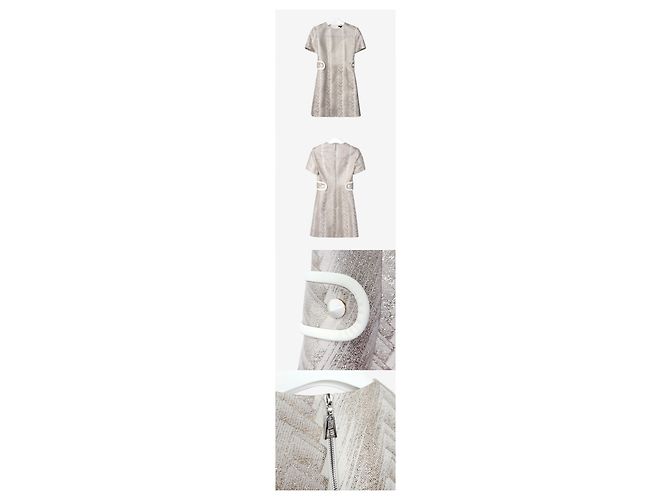 Louis Vuitton Vestido de seda sin usar Castaño - vista 2