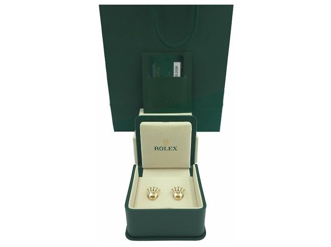 Rolex Abotoaduras Crown em ouro amarelo - vista 6