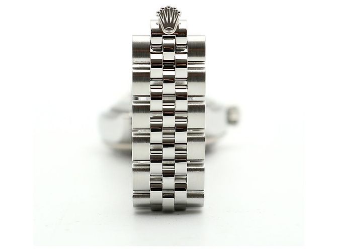 Rolex Reloj Datejust de acero para mujer con esfera salmón rosa - vista 18