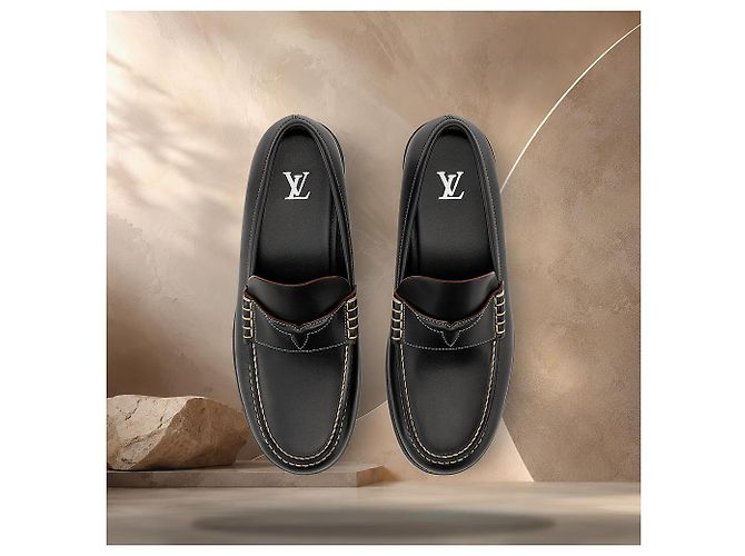 Louis Vuitton Sneaker Beverly Hills Black Nero - vista 4