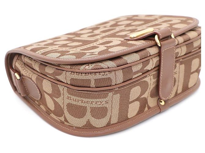 Burberry Bolsa de ombro e bolsa transversal em lona com logotipo Marrom - vista 5