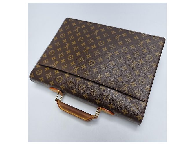 Louis Vuitton Monogram Serviette Document Bag for Unisex Brown - view 11