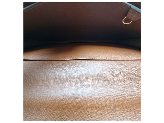 Louis Vuitton Monogram Serviette Document Bag for Unisex Brown - view 15