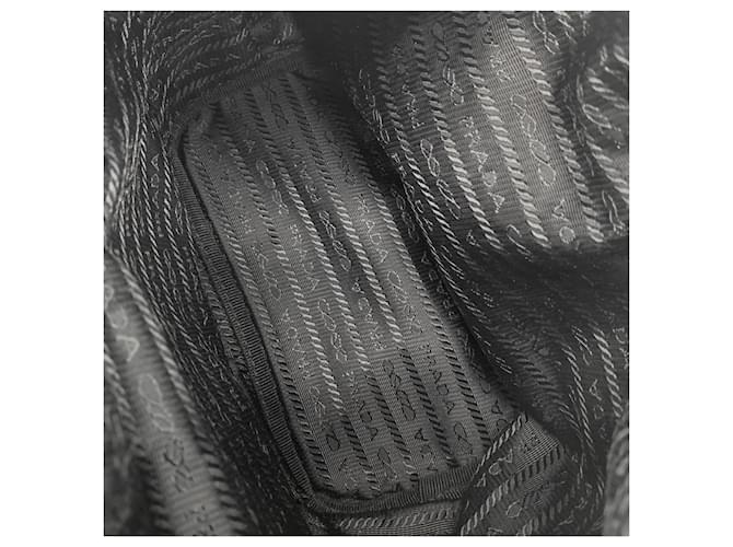 Prada Borsa a secchiello in Re-Nylon Pocono Nero - vista 7