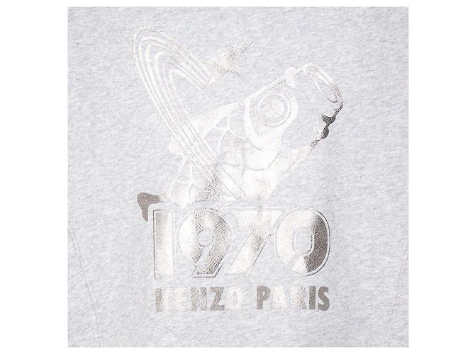 Kenzo Fleece-Sweatshirt für Kinder (Größe für Erwachsene verfügbar) Silber - Ansicht 5