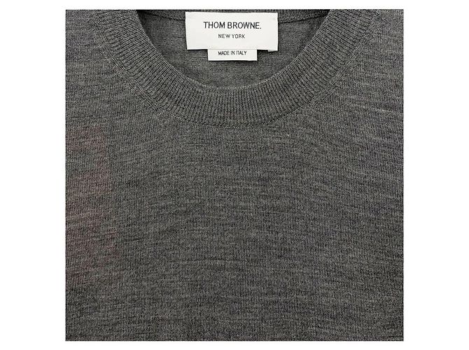 Thom Browne Pulseira de malha de lã Marrom - vista 5