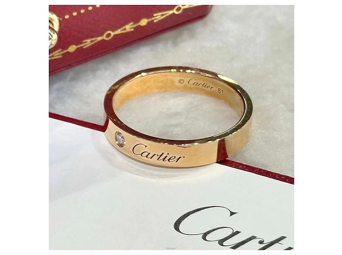 Cartier Anello in oro rosa e diamanti - vista 2