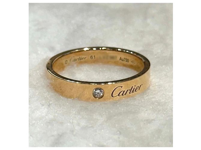 Cartier Anello in oro rosa e diamanti - vista 3