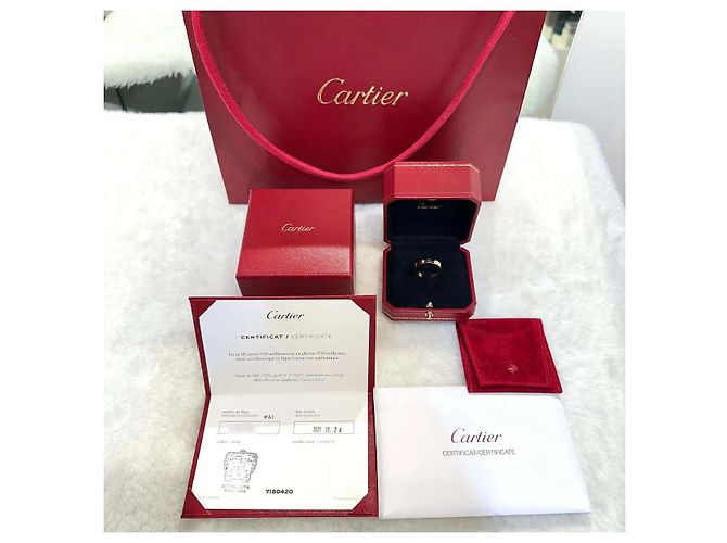 Cartier Anello in oro rosa e diamanti - vista 8