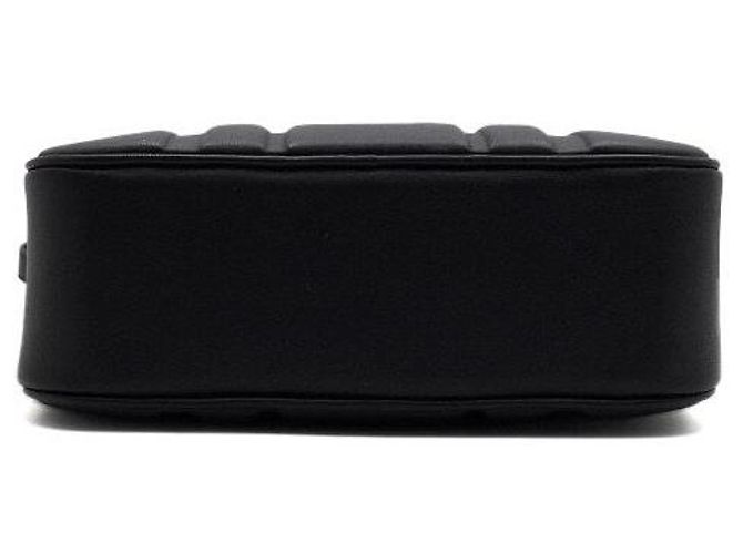 Salvatore Ferragamo Neue Gancini-Schnallen-Camera-Bag mit goldener Kettenriemen Schwarz - Ansicht 6