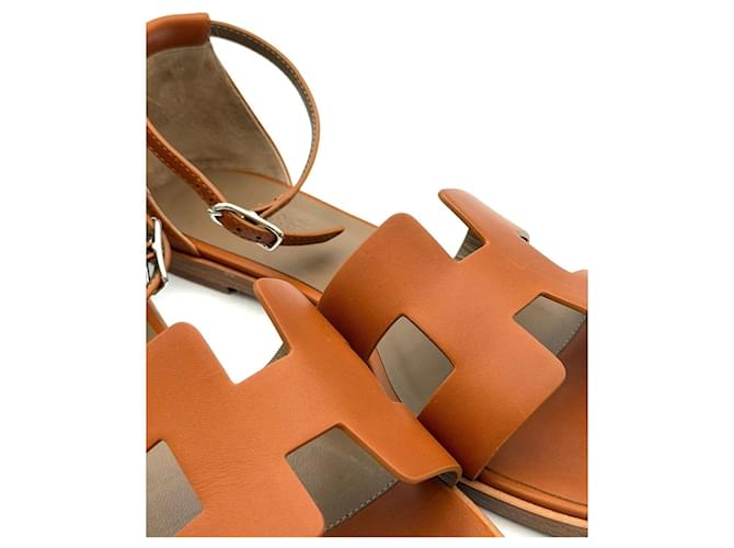 Hermès Sandali Santorini Marrone - vista 10