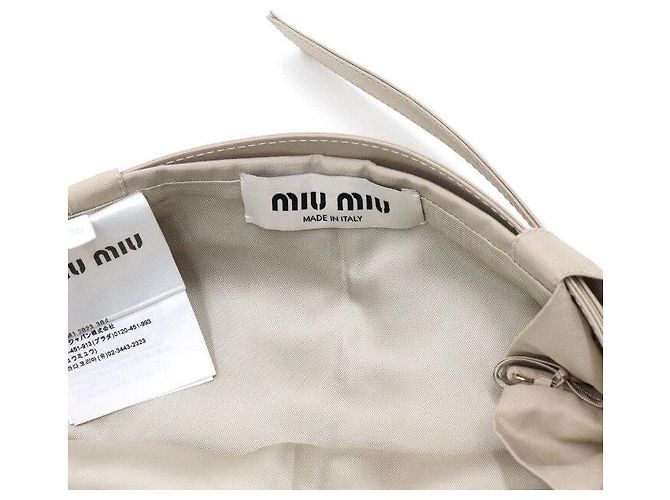 Miu Miu Minirock aus Baumwolle mit Logo - Ansicht 7