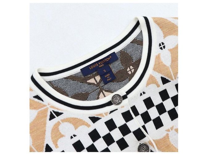 Louis Vuitton Cárdigan corto Monogram Tile para mujer Multicolor - vista 5