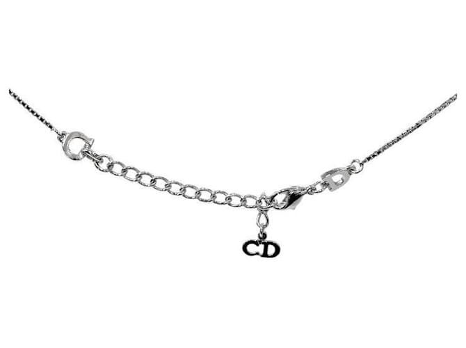 Dior Collar Blue Plate Silver Azul - vista 3