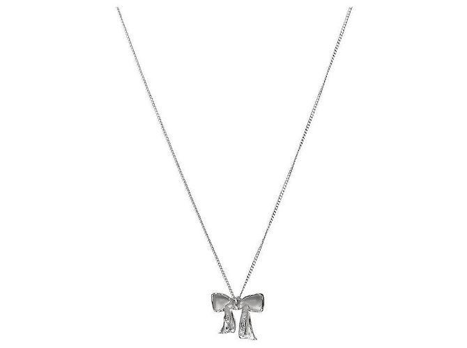 Tiffany & Co Collana in argento con nastro - vista 2