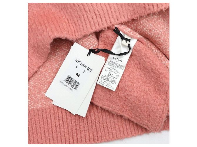 Céline Artist Bazaar Flamingo Logo Unisex Strick Blau - Ansicht 6
