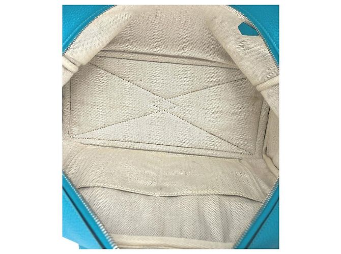 Hermès Victoria Shoulder Bag Square Stamp Blau - Ansicht 10