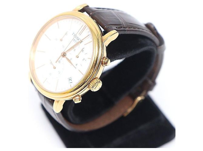 Tissot Relógio Cronógrafo Premium Carson para Homem em Aço e Quartzo Rosa - vista 2