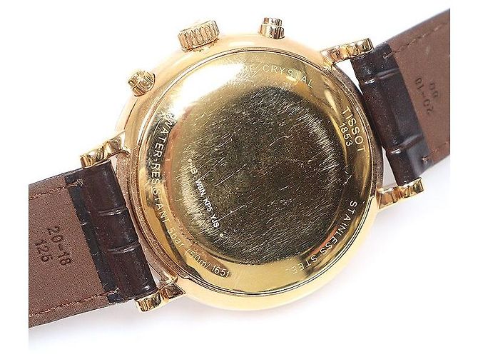Tissot Relógio Cronógrafo Premium Carson para Homem em Aço e Quartzo Rosa - vista 5