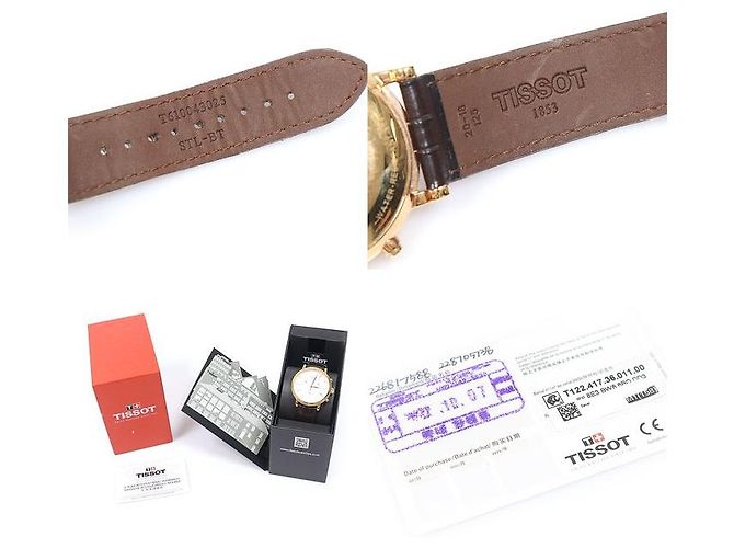 Tissot Relógio Cronógrafo Premium Carson para Homem em Aço e Quartzo Rosa - vista 7