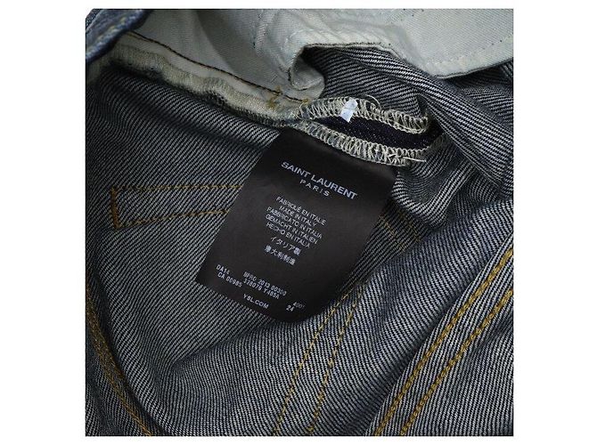 Saint Laurent Vaqueros de mezclilla Season para mujer Negro - vista 6