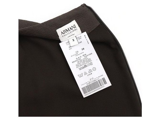 Armani Graues Wollkleid für Damen - Ansicht 5