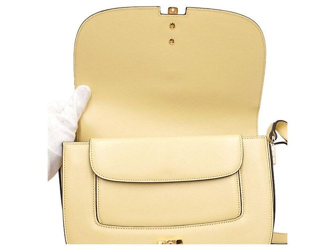 Gucci Borsa a tracolla e crossbody Sylvie in pelle oro da donna D'oro - vista 6