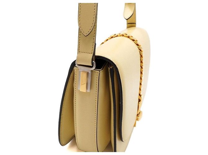 Gucci Borsa a tracolla e crossbody Sylvie in pelle oro da donna D'oro - vista 8