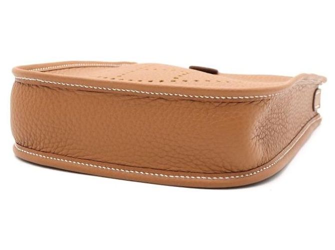 Hermès Borsa a Spalla e Borsa a Tracolla Evelyn TPM Gold Marrone - vista 7