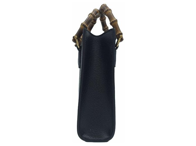 Gucci Mini borsa tote Diana Nera Nero - vista 4