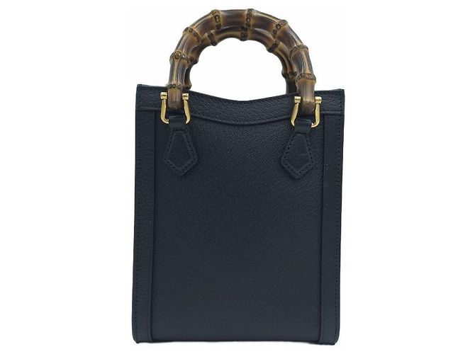 Gucci Mini borsa tote Diana Nera Nero - vista 5