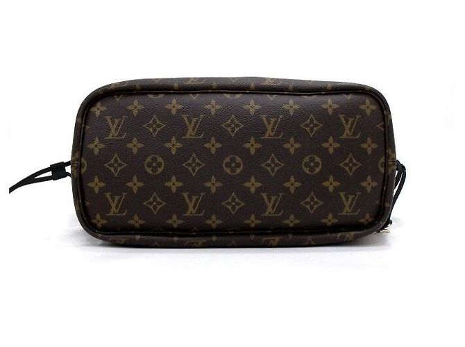 Louis Vuitton Borsa a tracolla Neverfull MM in pelle nera con monogramma Inside Out Nero - vista 7