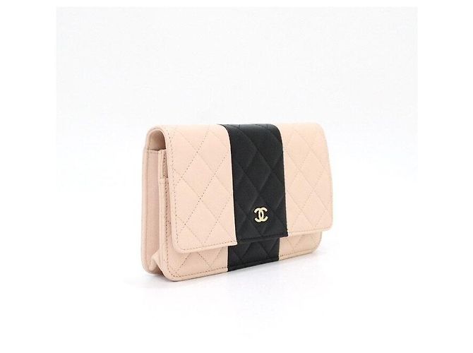 Chanel Borsa a tracolla e borsa crossbody con catena CC dorata Nero - vista 3