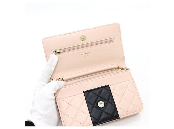 Chanel Borsa a tracolla e borsa crossbody con catena CC dorata Nero - vista 5