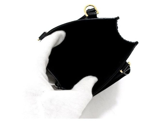 Louis Vuitton Borsa Tote Petit Sac Flan Monogram Empreinte nera - Borsa a tracolla - Borsa a tracolla Nero - vista 6