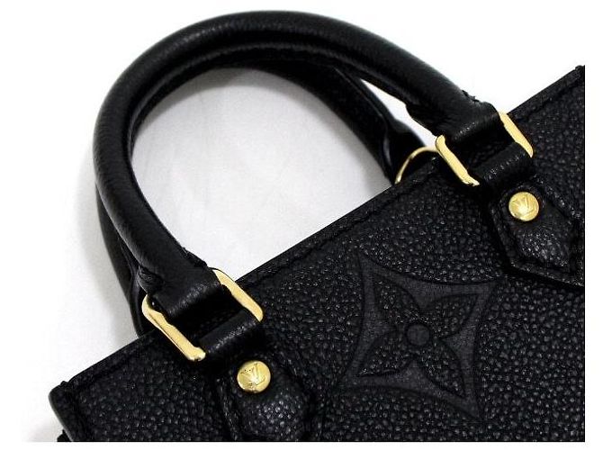 Louis Vuitton Borsa Tote Petit Sac Flan Monogram Empreinte nera - Borsa a tracolla - Borsa a tracolla Nero - vista 9