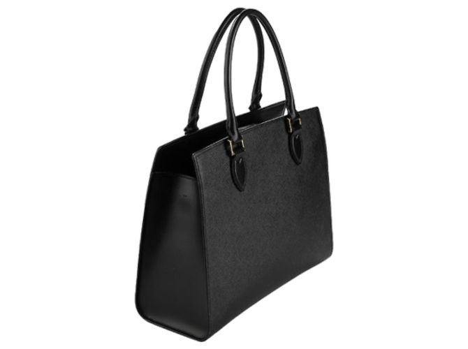 Prada Borsa Tote Quadrata Saffiano Nero - vista 6