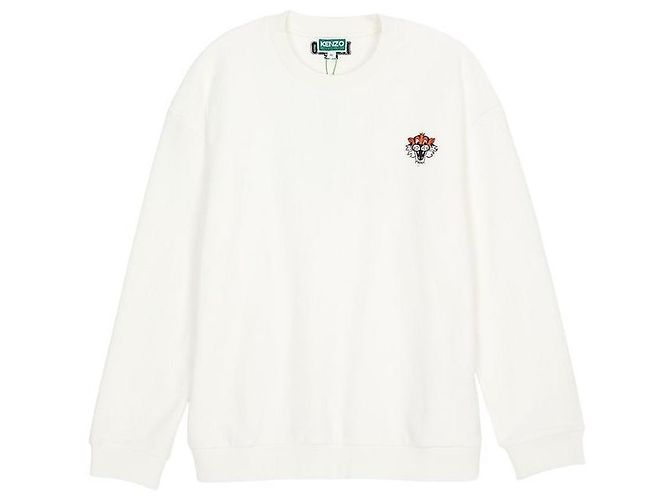 Kenzo Fleece-Sweatshirt für Kinder (Größe für Erwachsene verfügbar) Silber - Ansicht 2