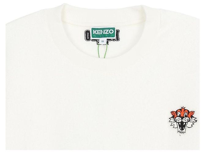 Kenzo Fleece-Sweatshirt für Kinder (Größe für Erwachsene verfügbar) Silber - Ansicht 4